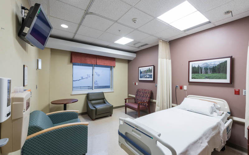 Mercy Hospital of Buffalo Patient Room